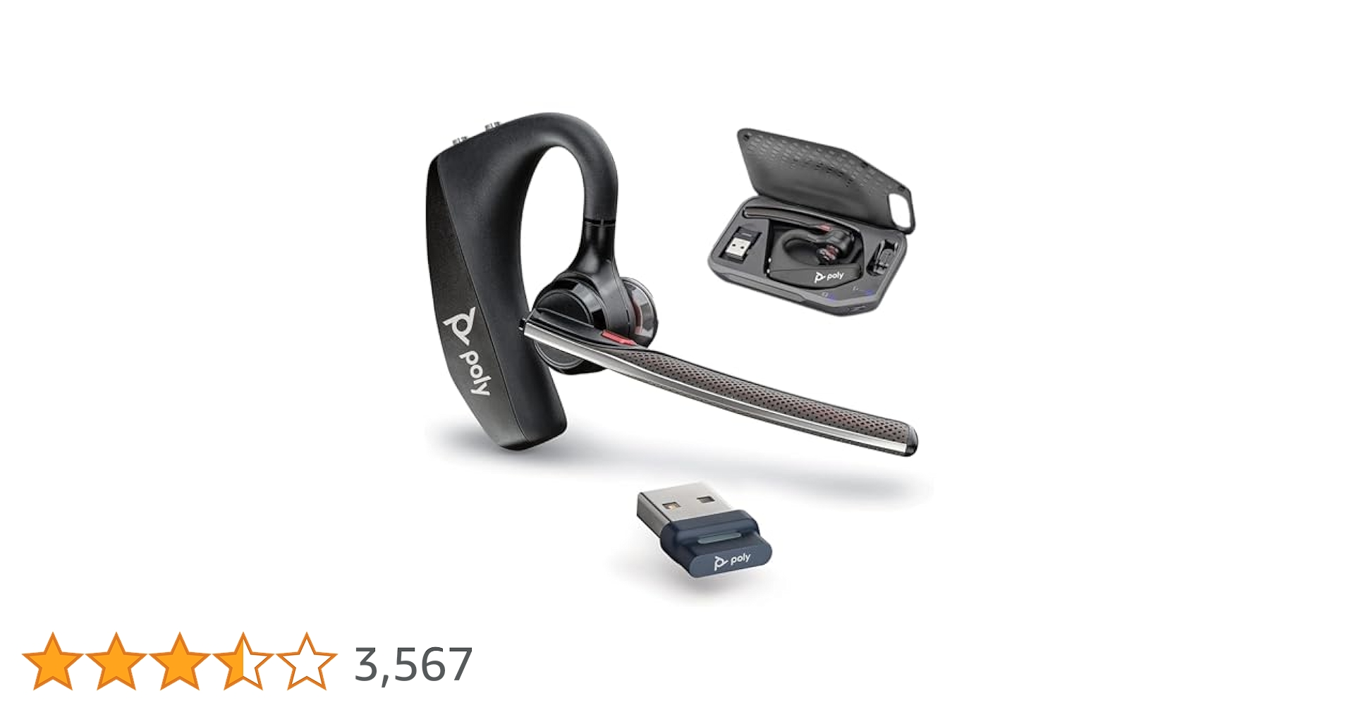 Poly V 5200 ワイヤレスイヤホン　　　　　　　　etc239 Amazon.co.jp: PLANTRONICS Poly(ポリー) Voyager 5200